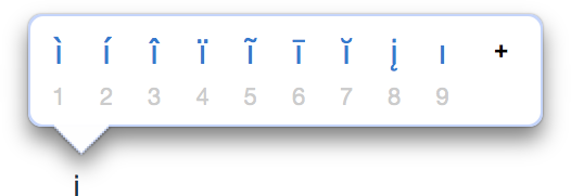 Postbox International Character Input